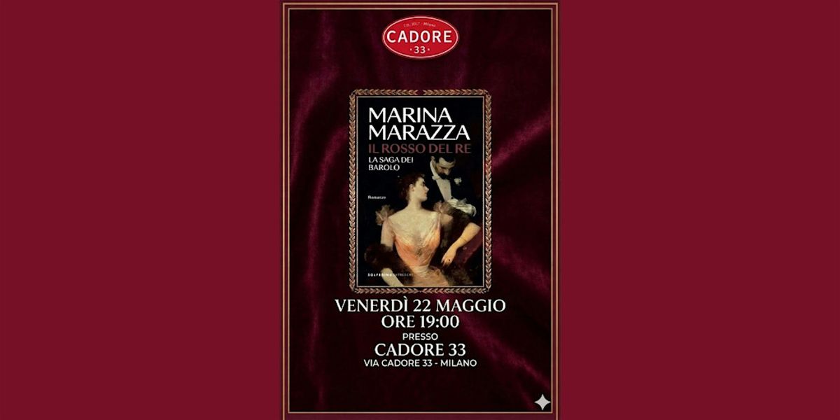 Presentazione de "Il rosso del re" di Marina Marazza