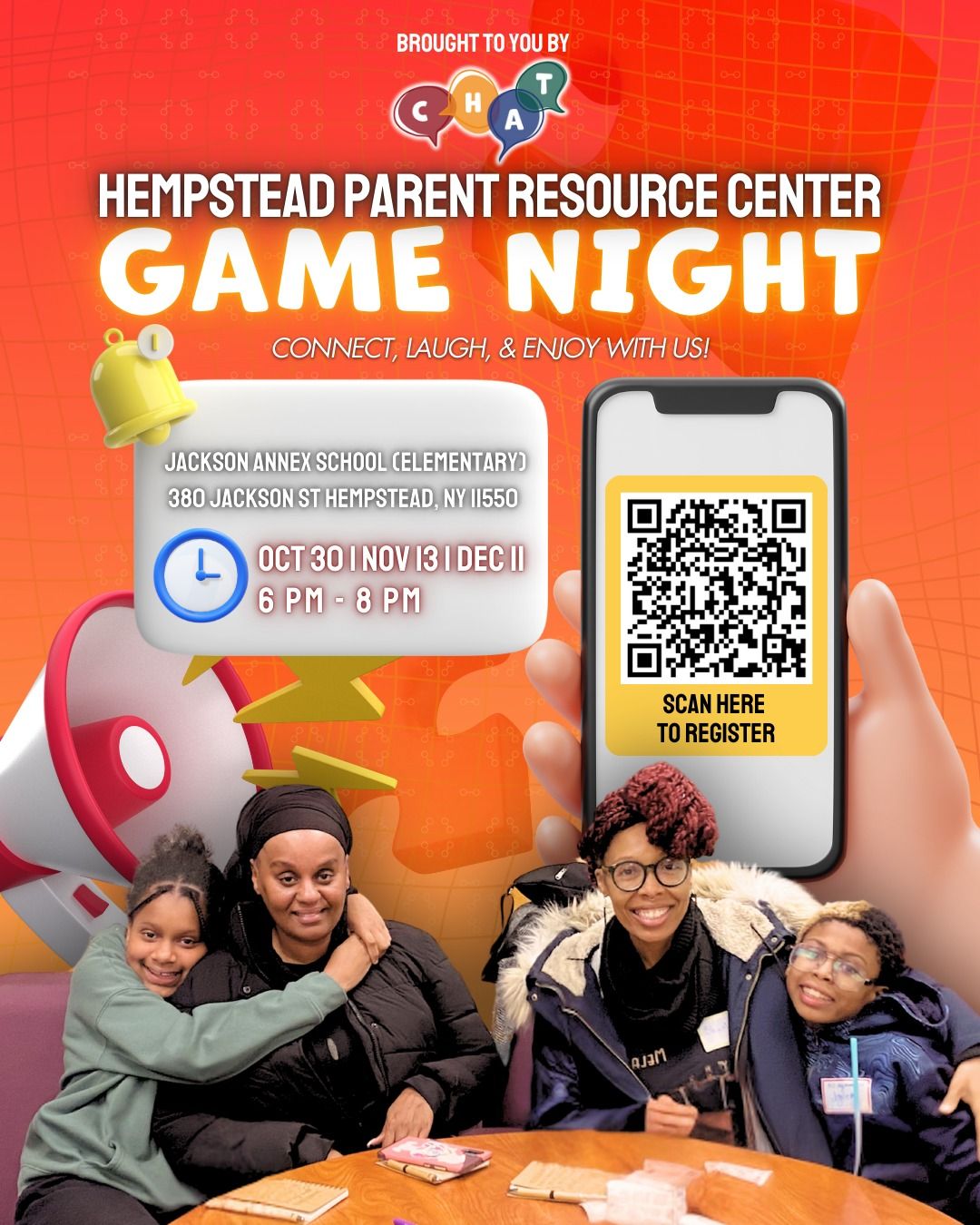 Hempstead Parent Resource Center Game Night