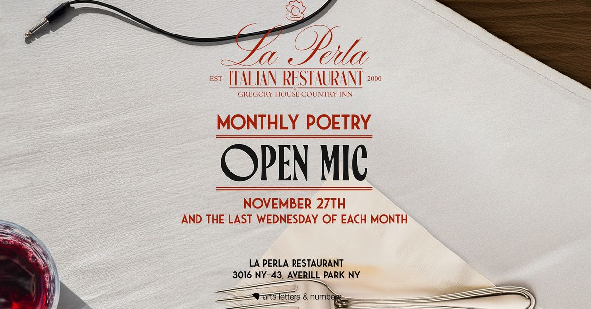 Poetry Open Mic