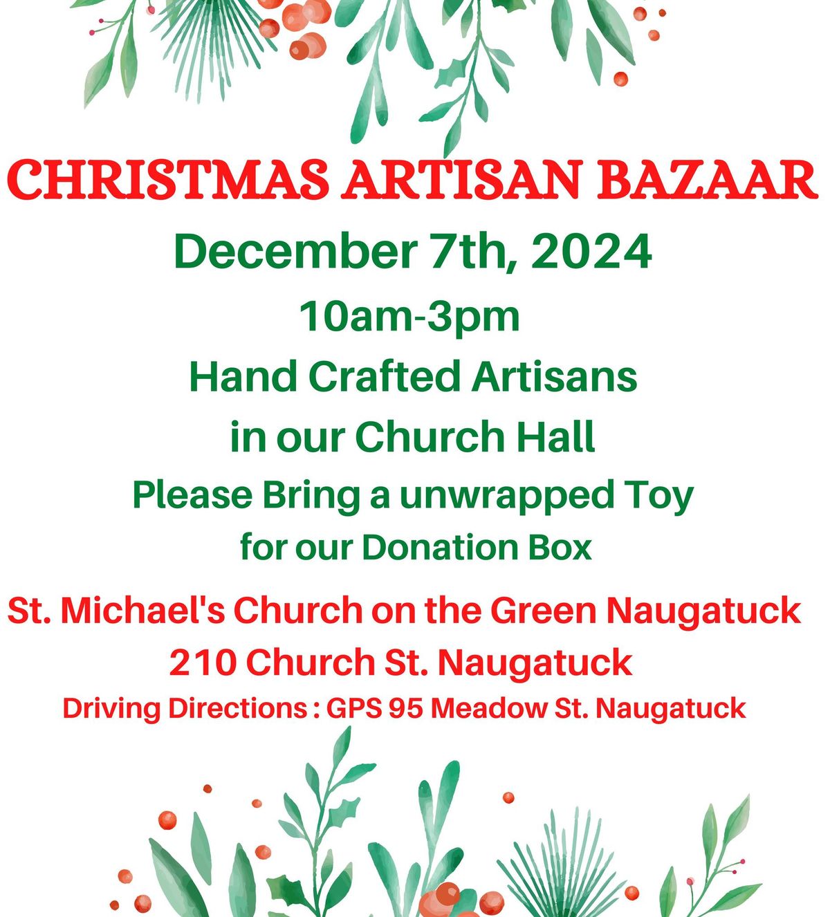 Christmas Artisan Bazaar 