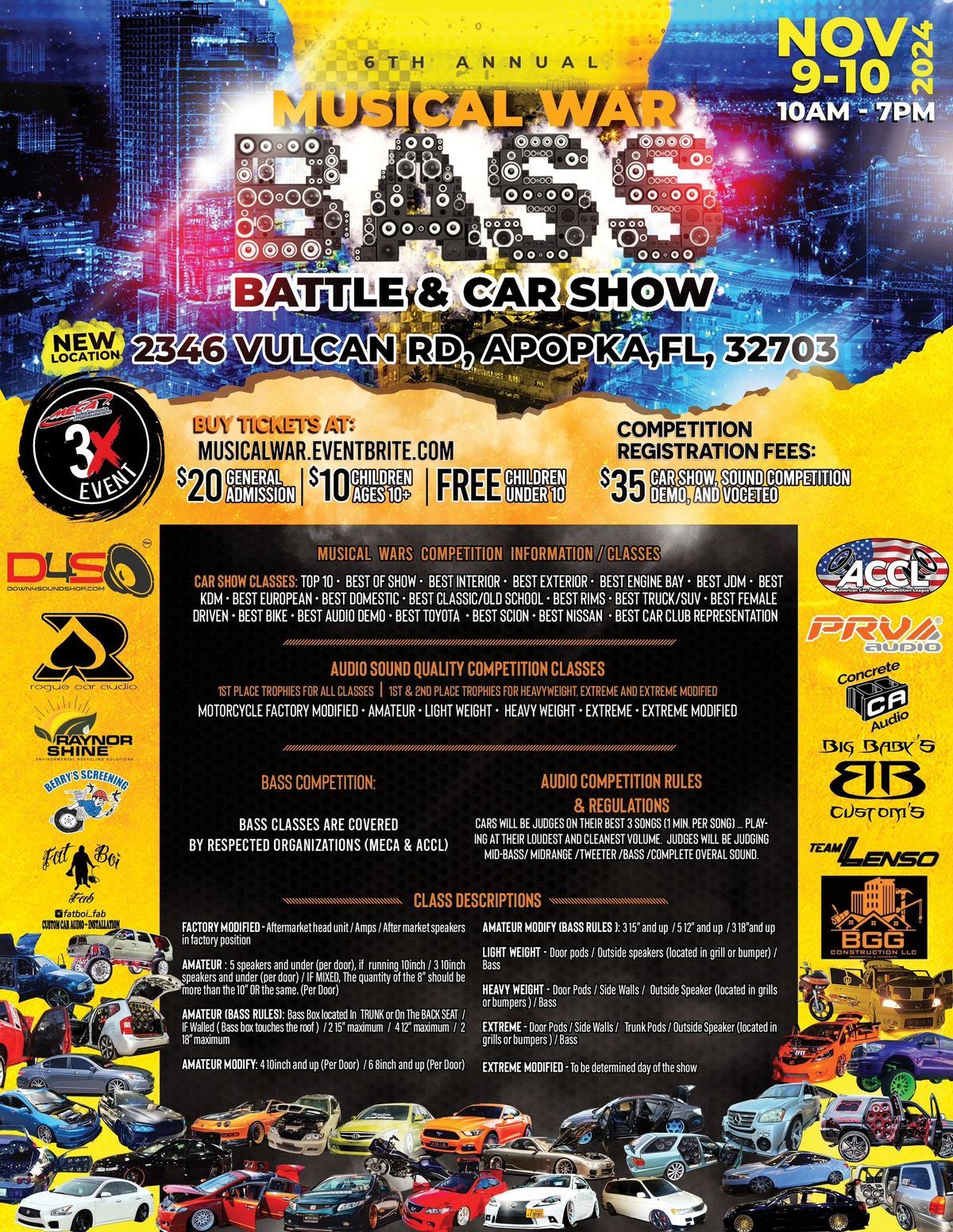 Musical Wars Car Show & Sound Competition 