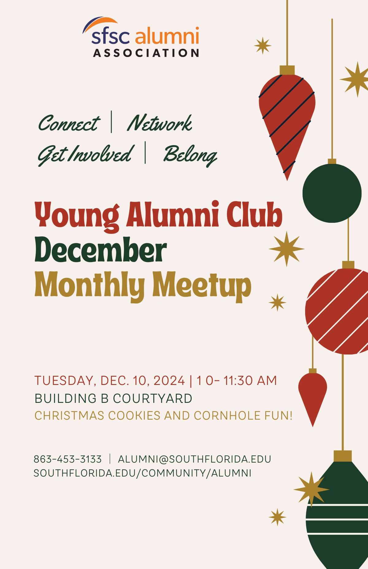 Young Alumni December Monthly Meetup - Highlands Campus