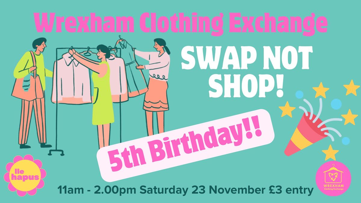 Wrexham Clothing Exchange's "Swop Not Shop"