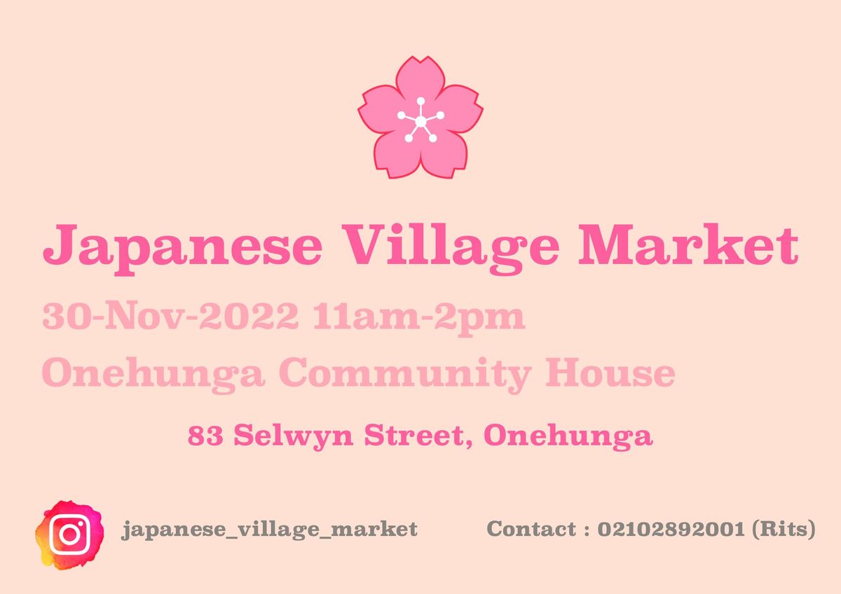 Japanese Village Market Nov-2024