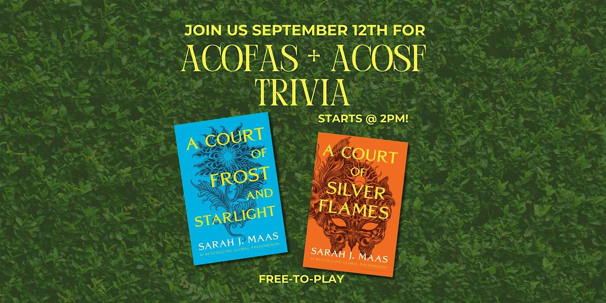 A Court of Frost and Starlight + A Court of Silver Flames-Inspired Trivia