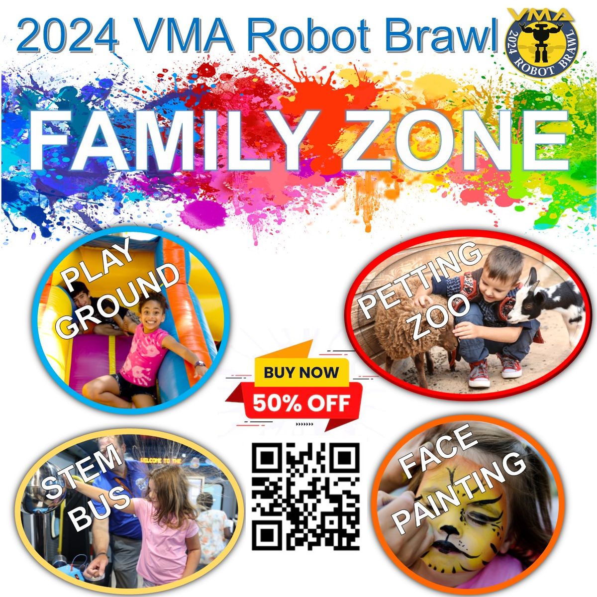 VMA Robot Brawl Family Zone