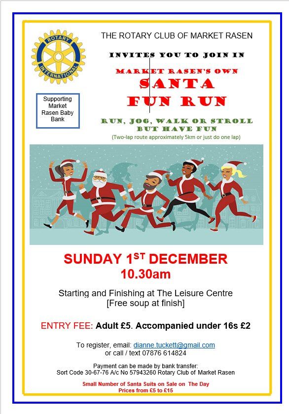 Market Rasen Santa Fun Run