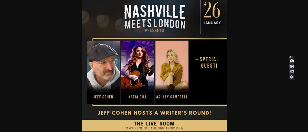 TLR & Nashville Meets London presents Jeff Cohen's Writers Round!