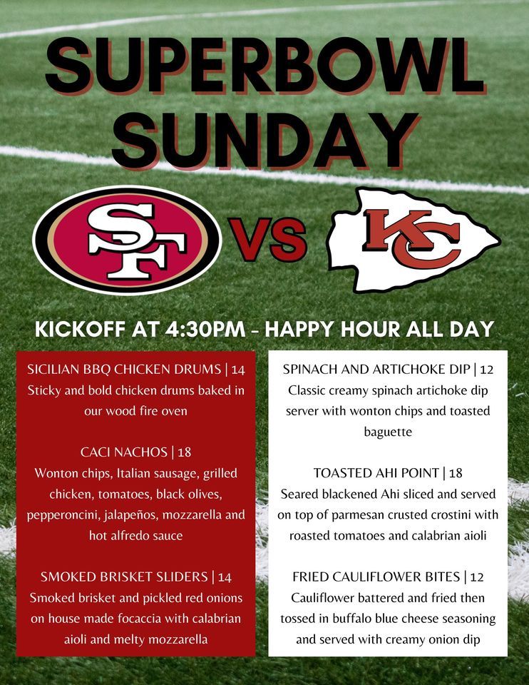 Super Bowl Sunday at CACi