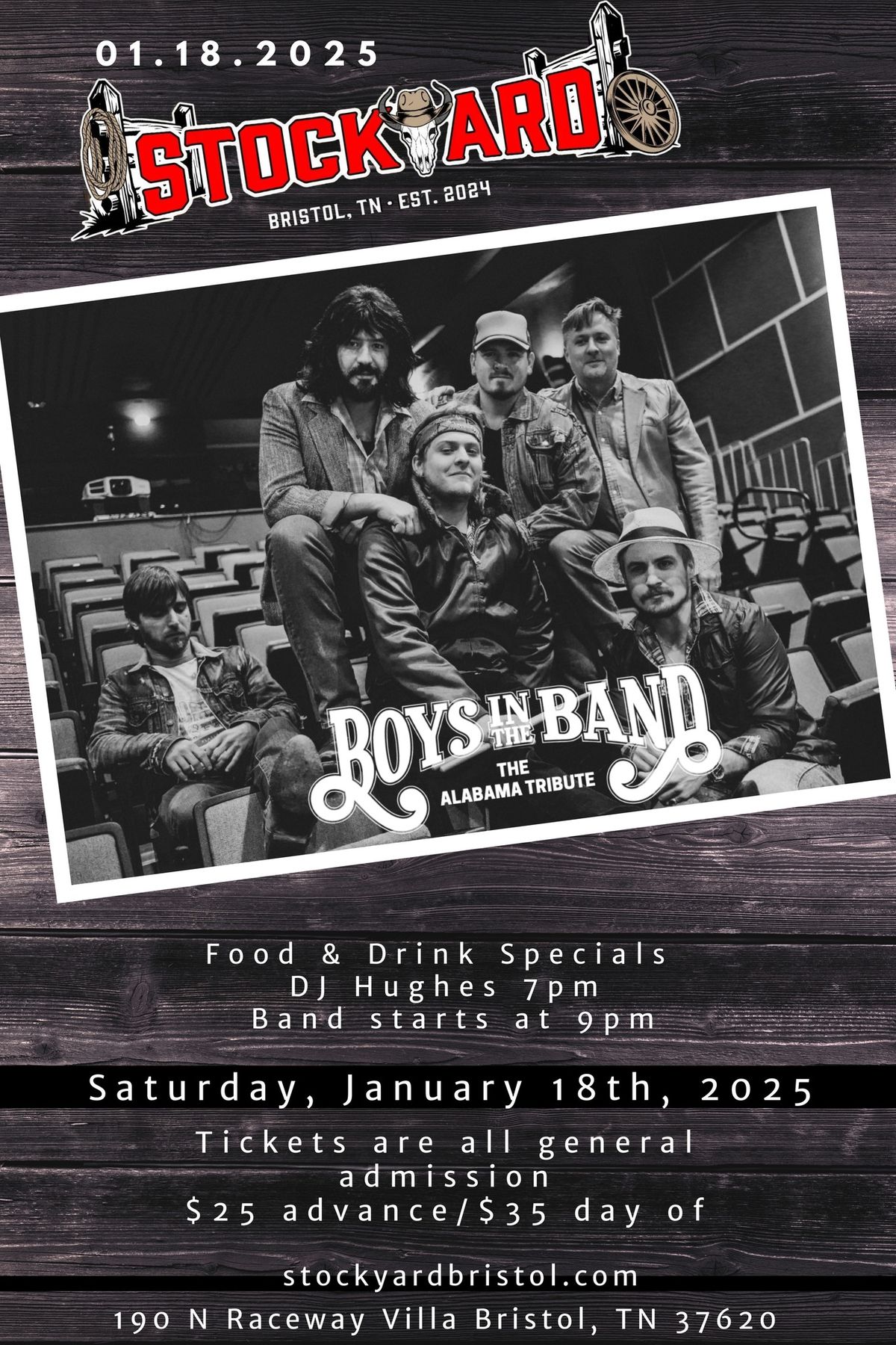 Boys in the Band- The Alabama Tribute live at Stockyard