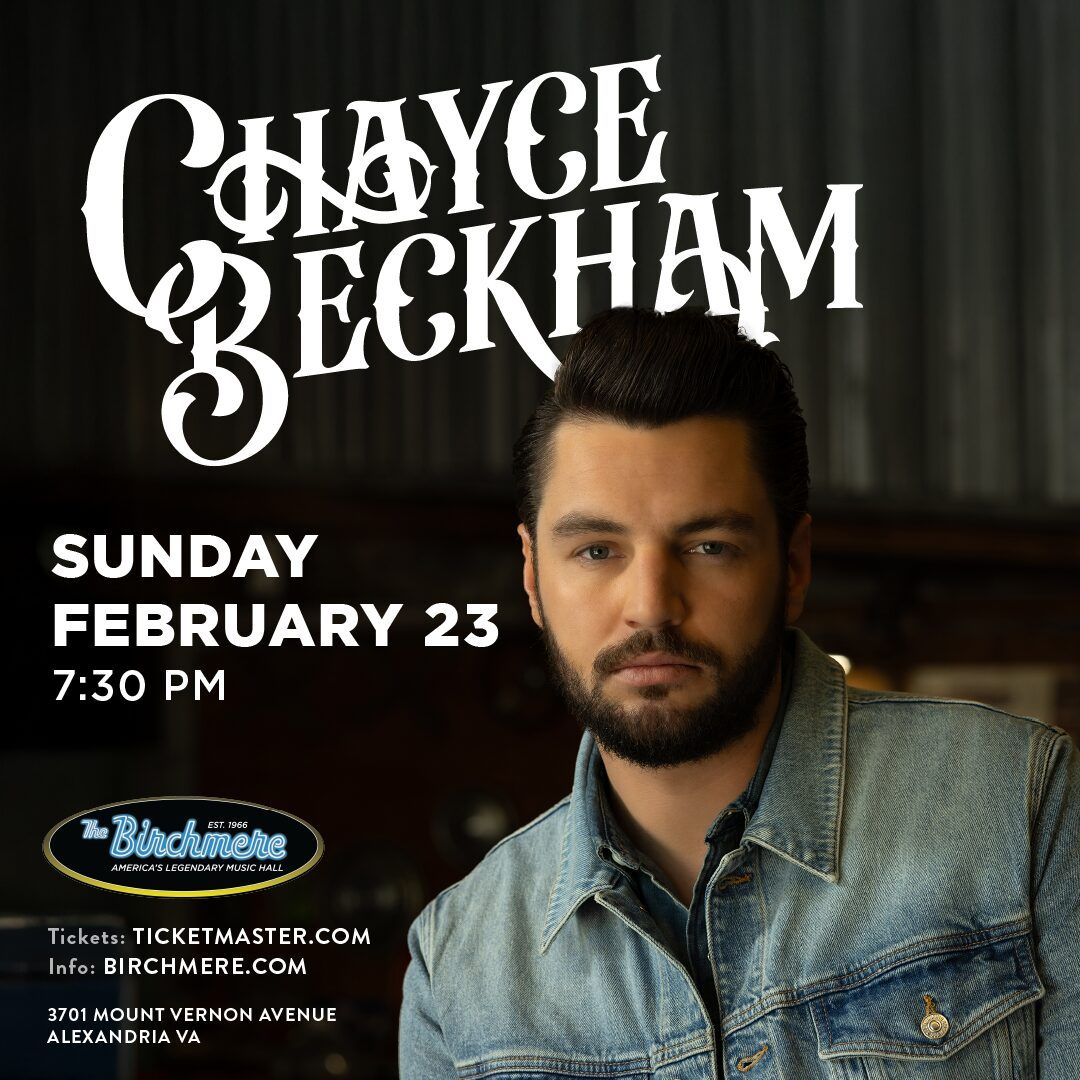 Chayce Beckham at Birchmere