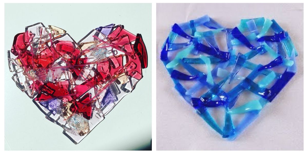 Glass Fusion Workshop: "Love Is in the Air" Glass Hearts