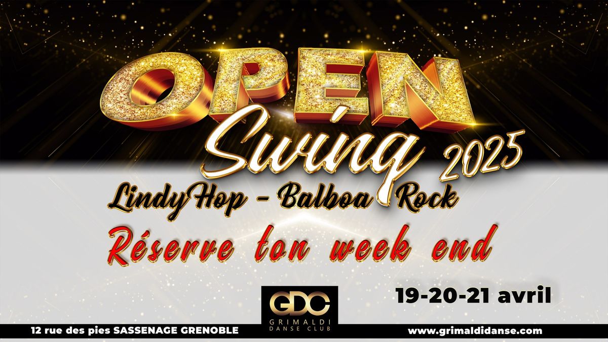 Open Swing 2025 : Lindy Hop - Balboa - Rock