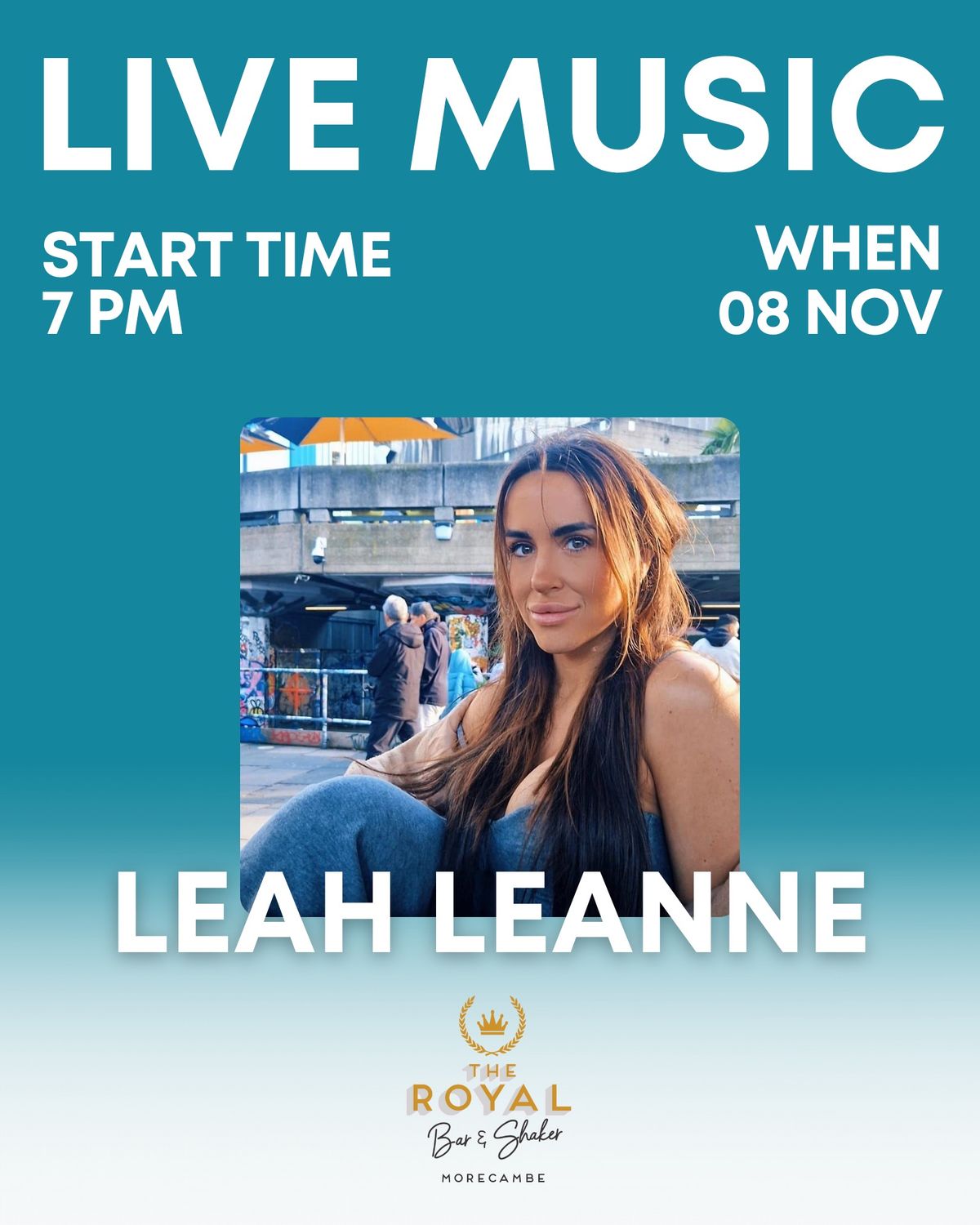 Morecambe Live Music: Singer Leah Leanne \ud83c\udfa4