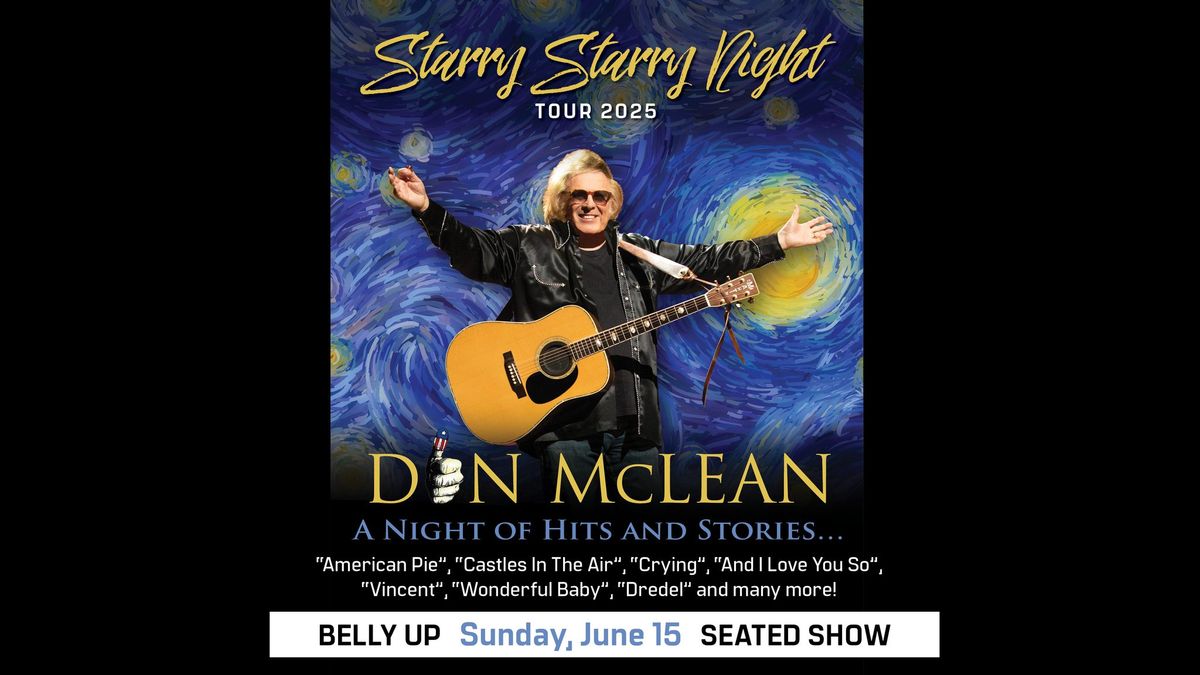 Don McLean (seated show)