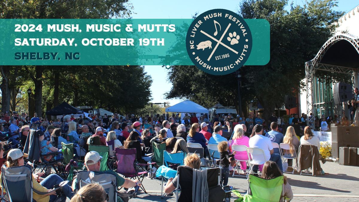 2024 Mush, Music & Mutts Festival - NC\u2019s Official Fall Liver Mush Festival