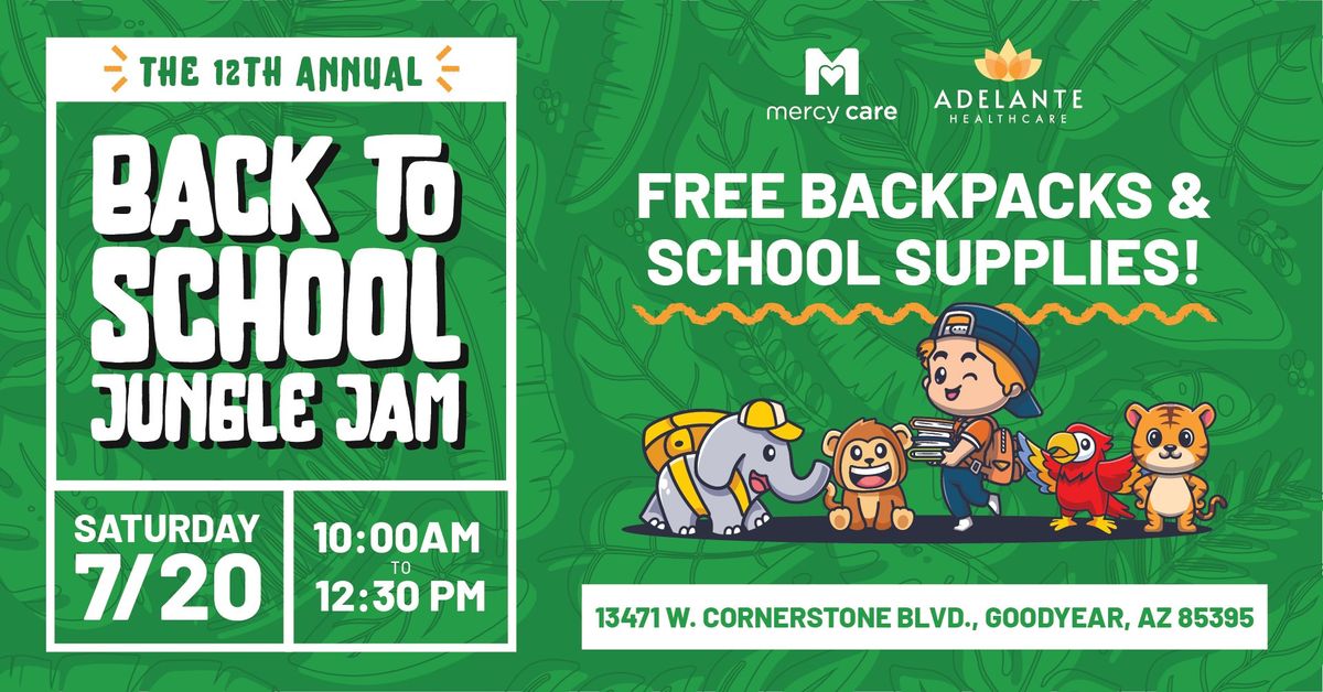 Back to School Event in Goodyear \u2013 FREE BACKPACKS & SUPPLIES