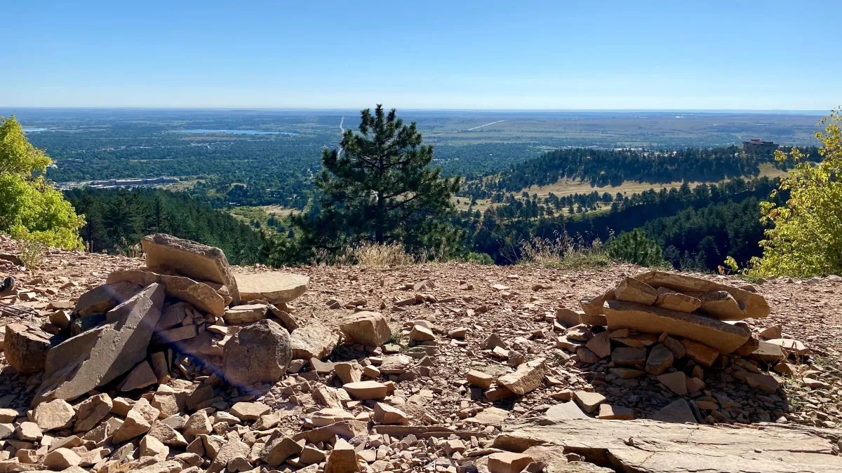 Woods Quarry via Chautauqua, Mesa and Enchanted Mesa - 3.6 miles; 860 feet EG