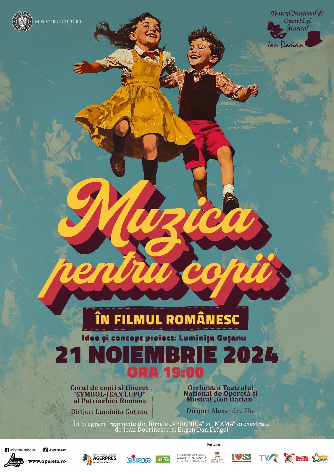 Muzica pentru copii in filmul romanesc - Teatrul Na\u021bional de Operet\u0103 \u0219i Musical \u201eIon Dacian\u201d