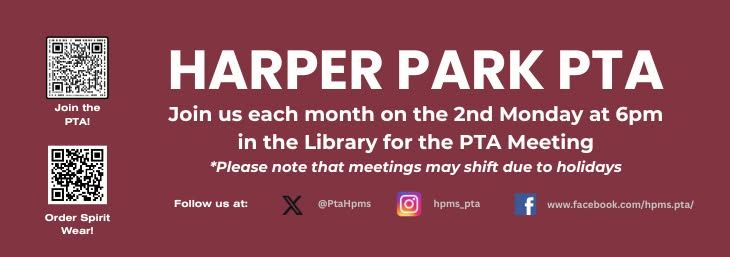 Harper Park PTA Meeting