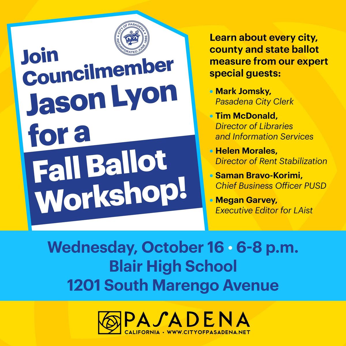 Fall Ballot Workshop