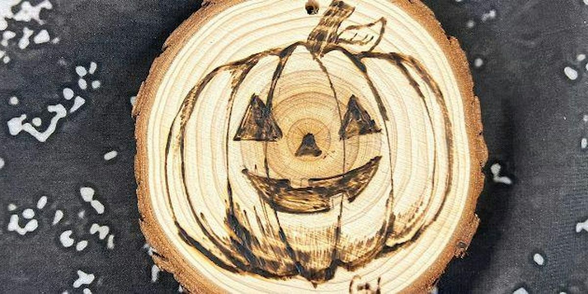 Spooky Wood Burning  Art Class | Grace Noel Art