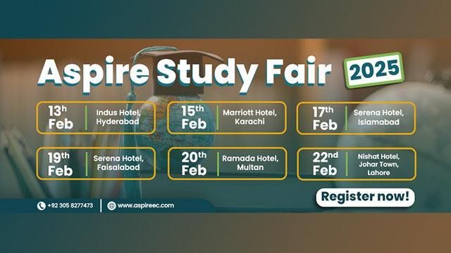 Aspire Study Fair 2025 - Lahore