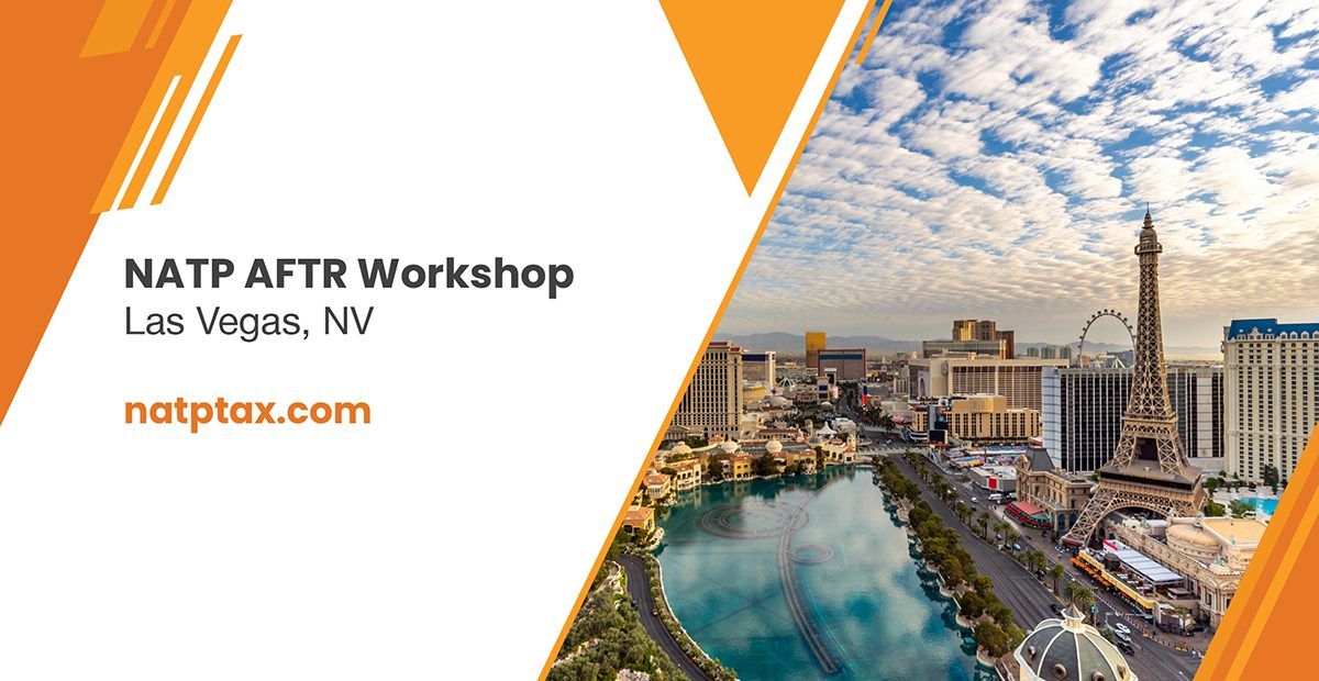 NATP AFTR Workshop | Las Vegas, NV | Sept. 17, 2024