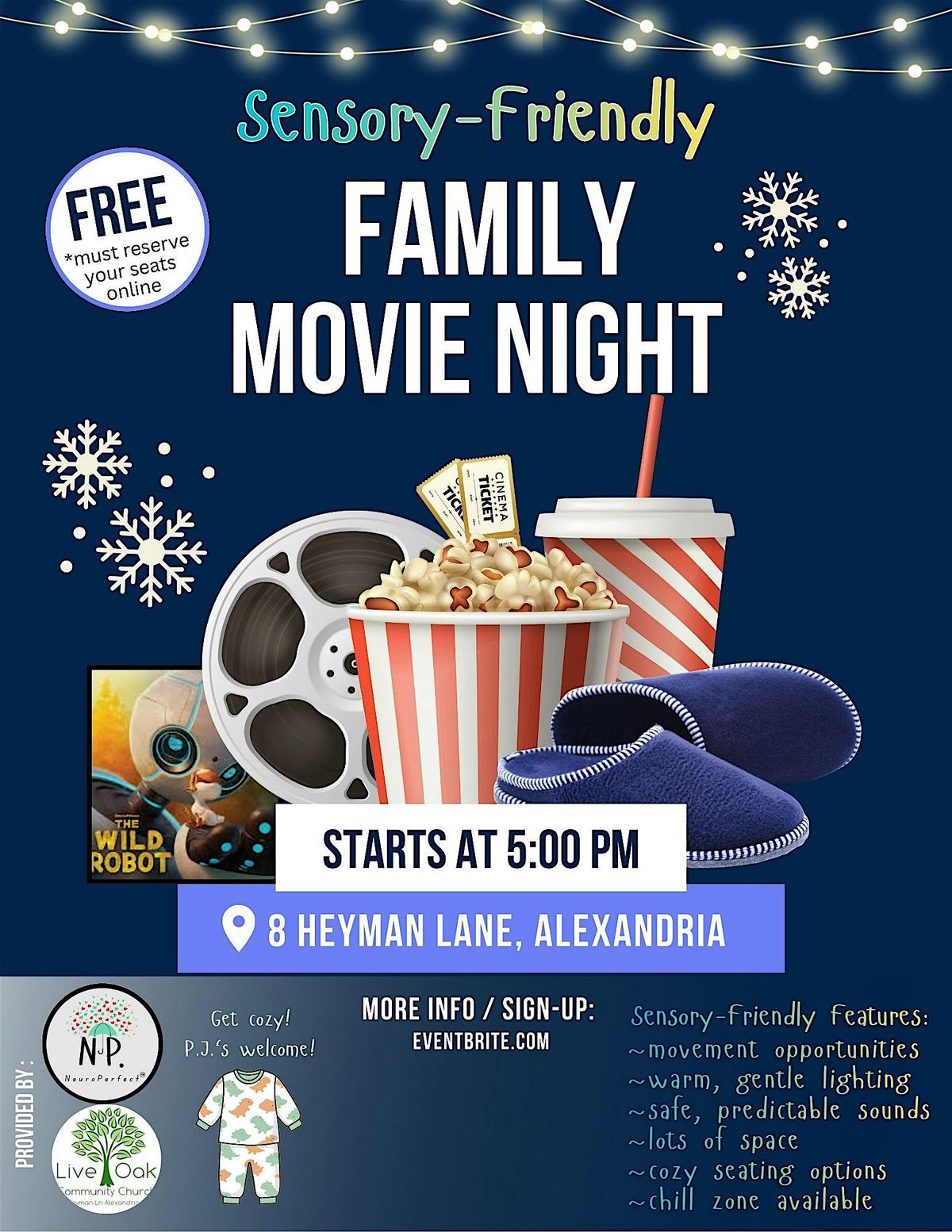 Sensory-Friendly Family Movie Night