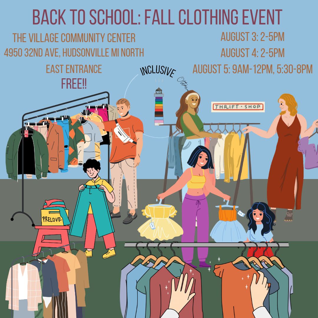 Back To School: Free Fall Clothing Event