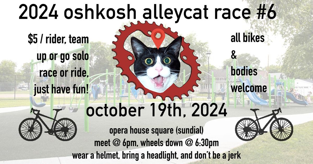 Oshkosh Alleycat Race #6: Parks Edition