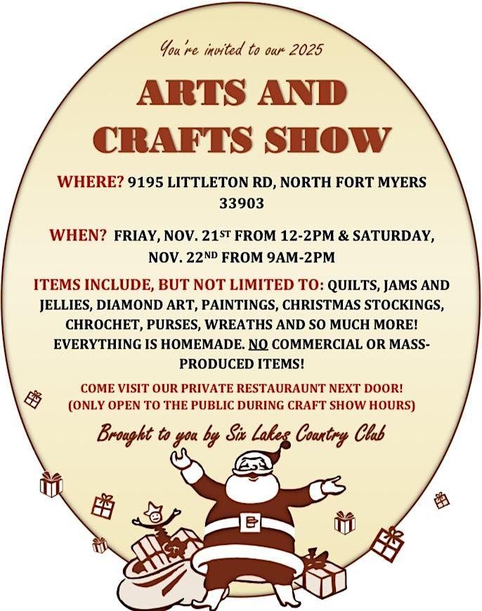 CRAFT FAIR AT SIX LAKES COUNTRY CLUB
