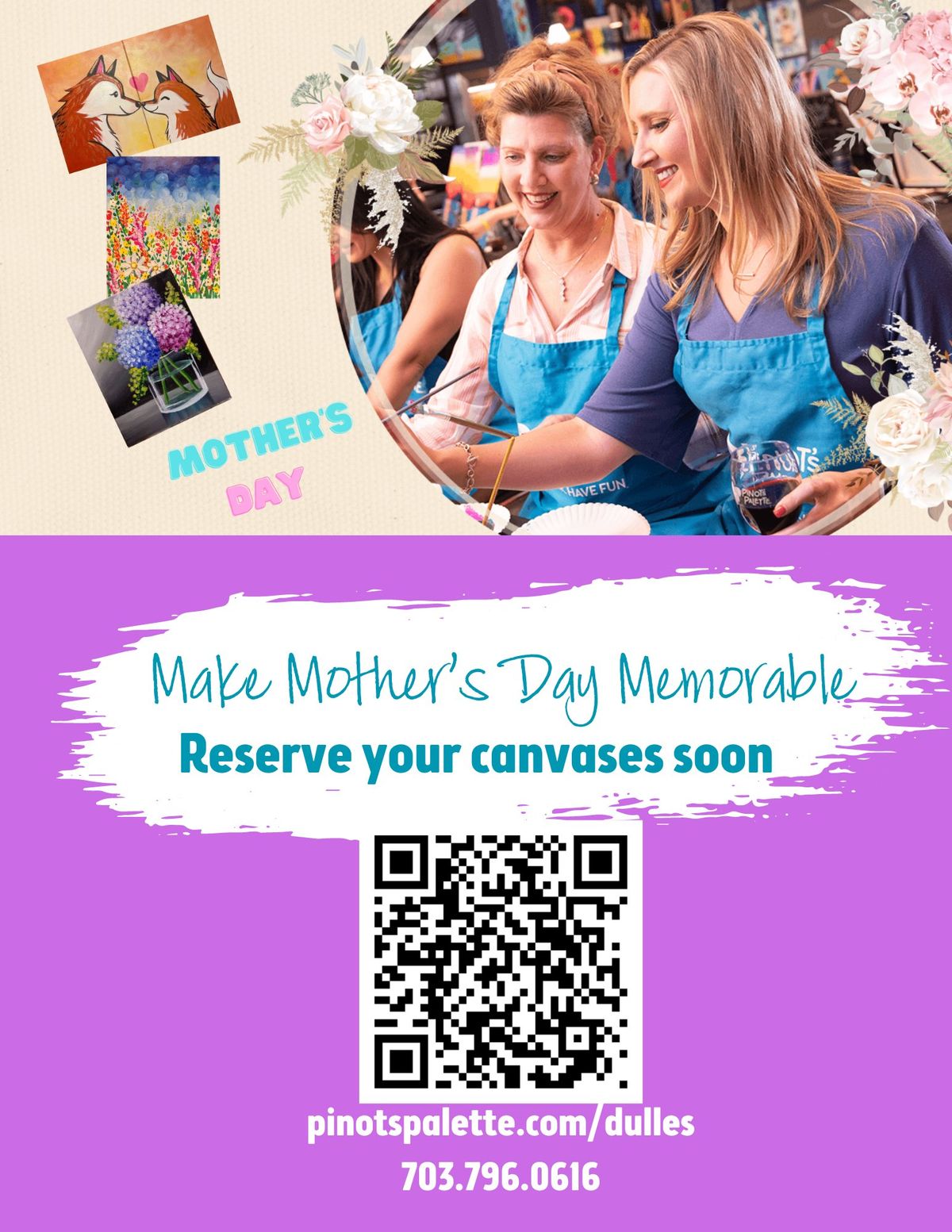 Mother's Day paint  & sip 