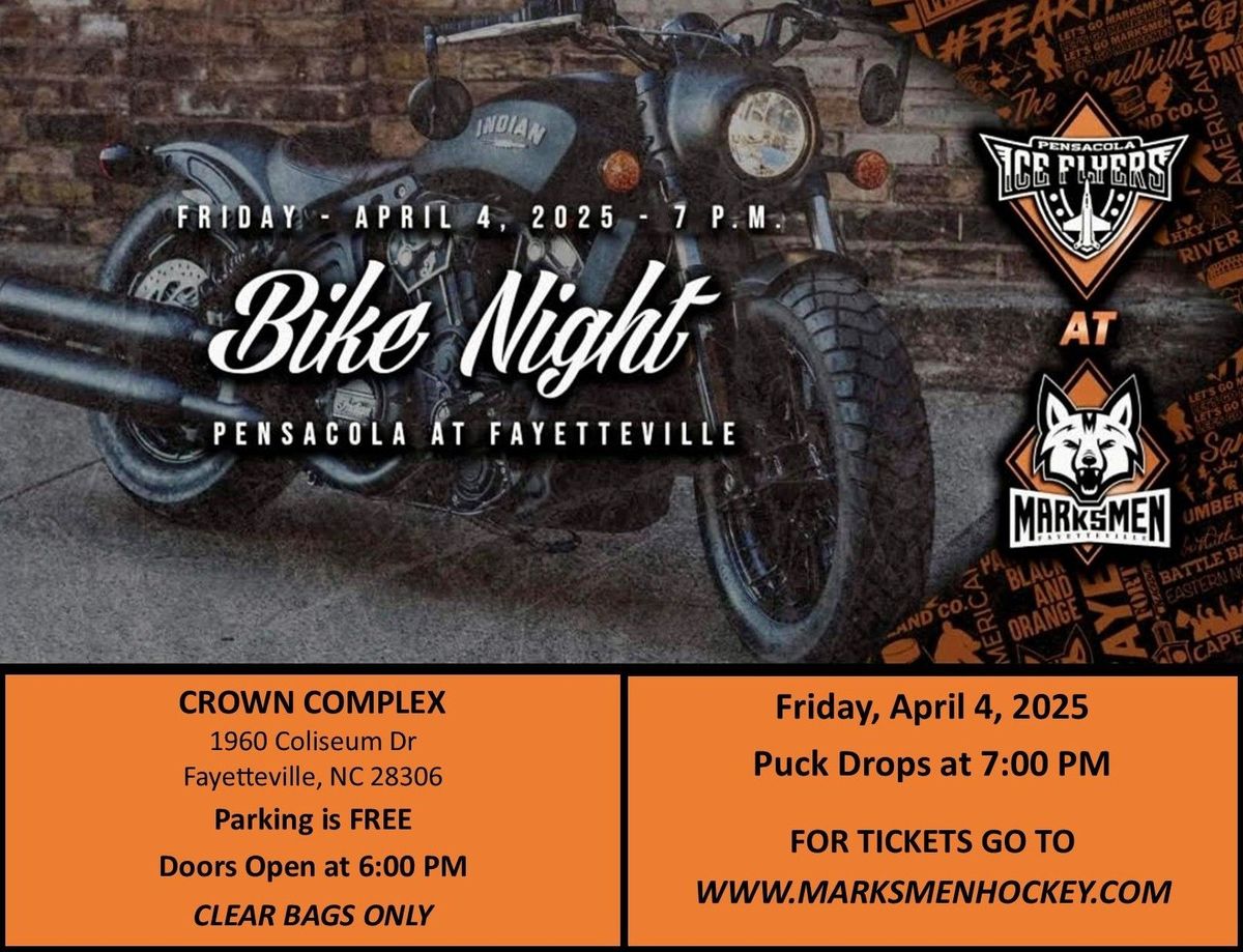 Bike night at the marksman game 