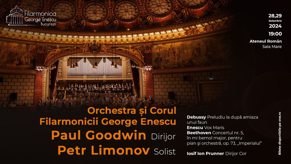 Concert vocal-simfonic. Dirijor PAUL GOODWIN  Solist PETR LIMONOV