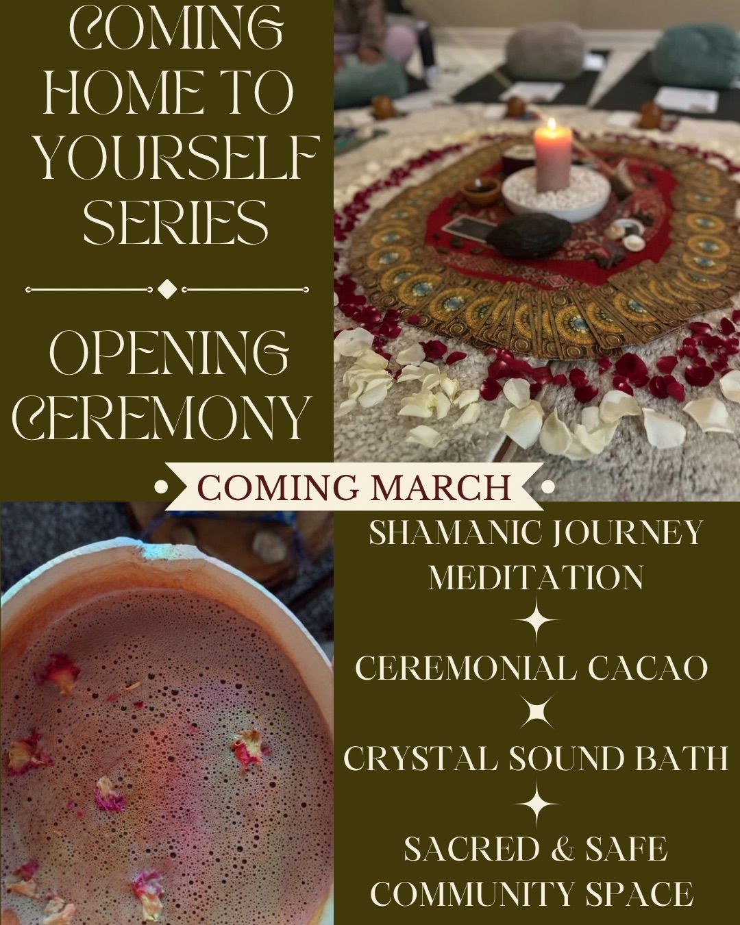 Sound Healing, Fire Ceremony, and Shamanic Meditation Journey