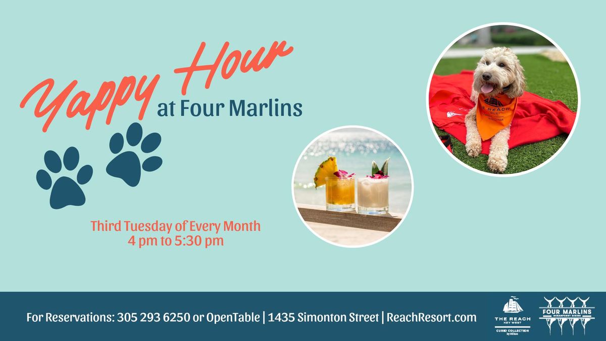 Yappy Hour at Four Marlins 