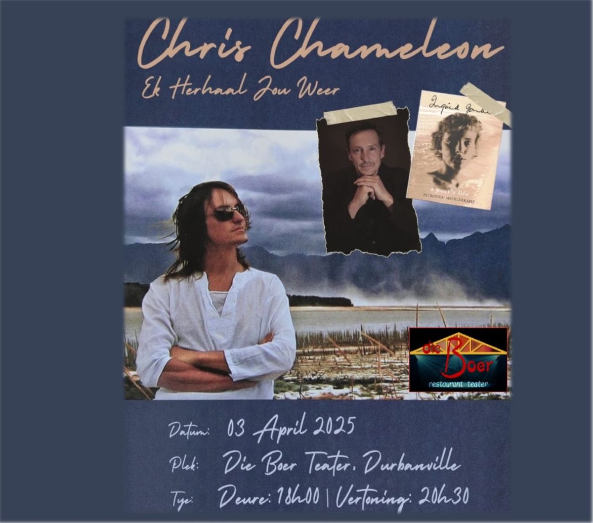 CHRIS CHAMELEON met "EK HERHAAL JOU WEER"