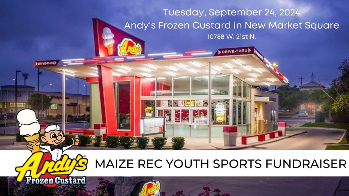 Maize Rec Youth Sports Fundraiser at Andy's!