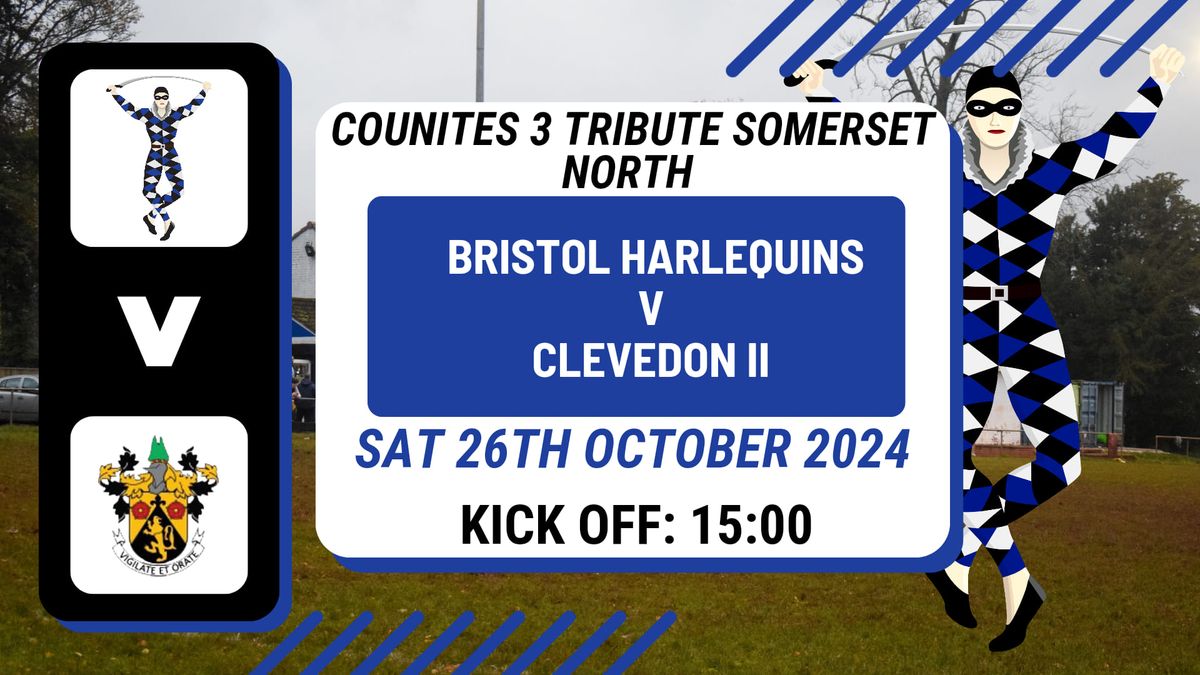 Counties 3 Tribute Somerset North Matchday 7: Bristol Harlequins V Clevedon II