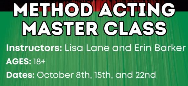 Method Acting Master Class for Adults