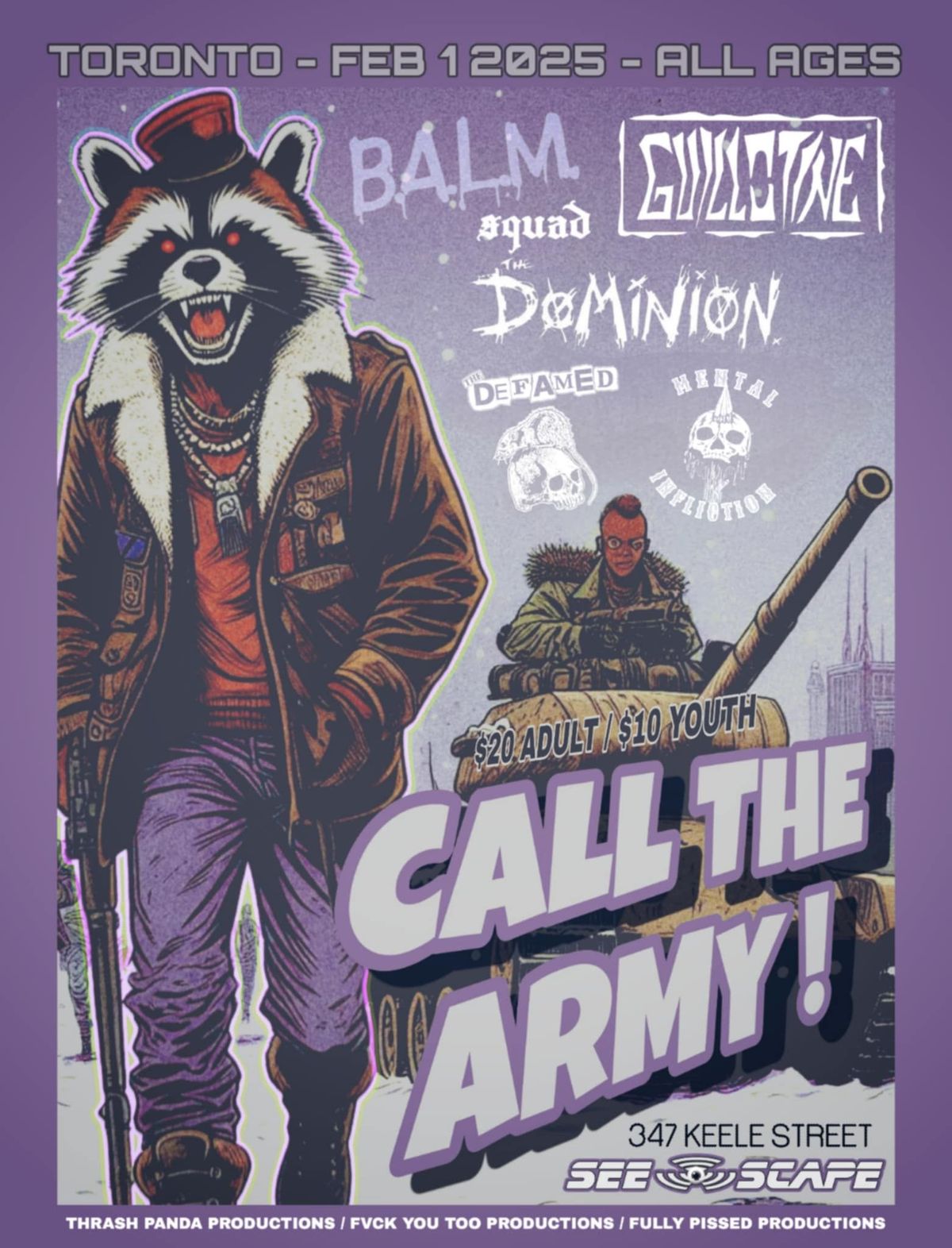 CALL THE ARMY WINTER TOUR !