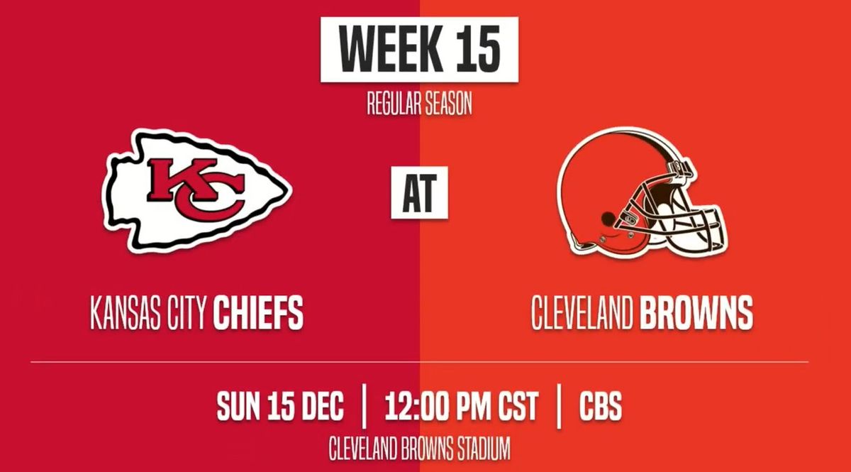 Kansas City Chiefs vs Cleveland Browns