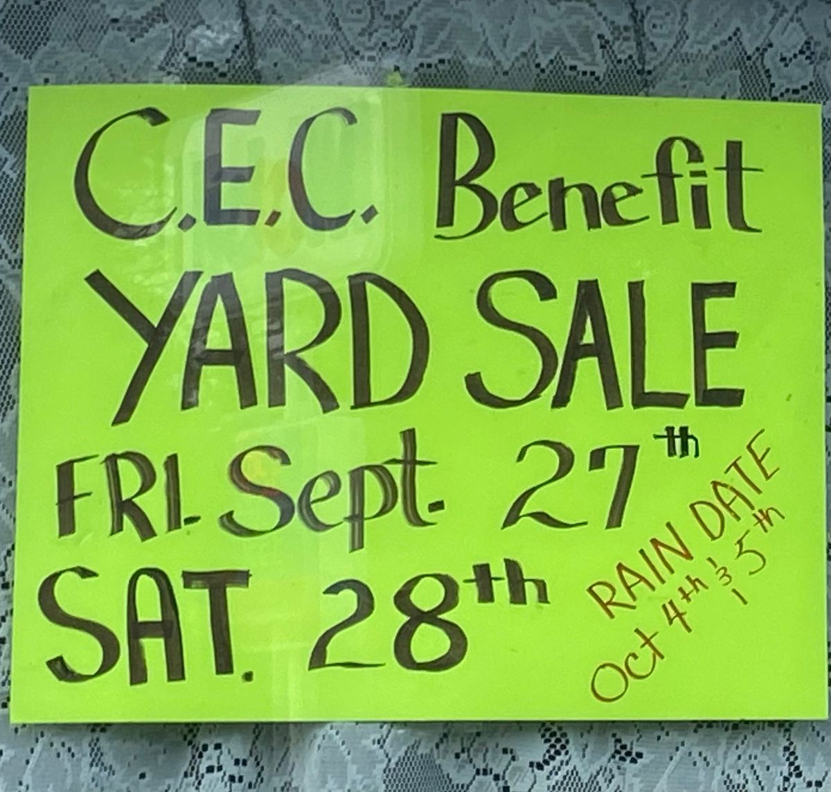 Yard Sale