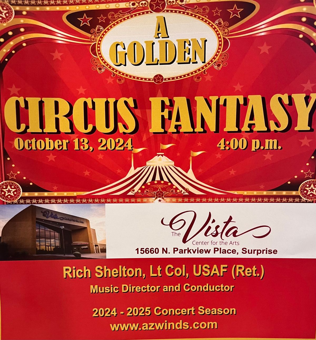 Arizona Winds Presents \u201cGolden Circus Fantasy\u201d 