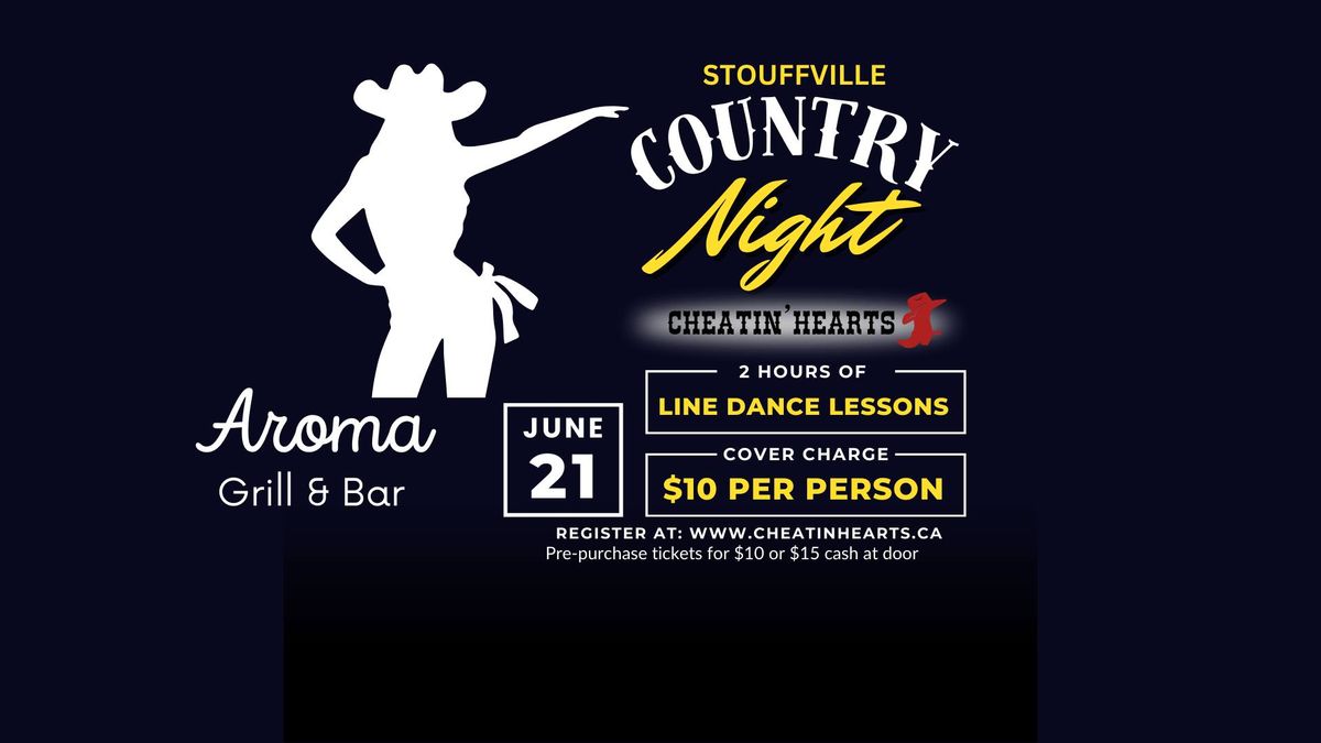 Country Night At Aroma Bar & Grill 