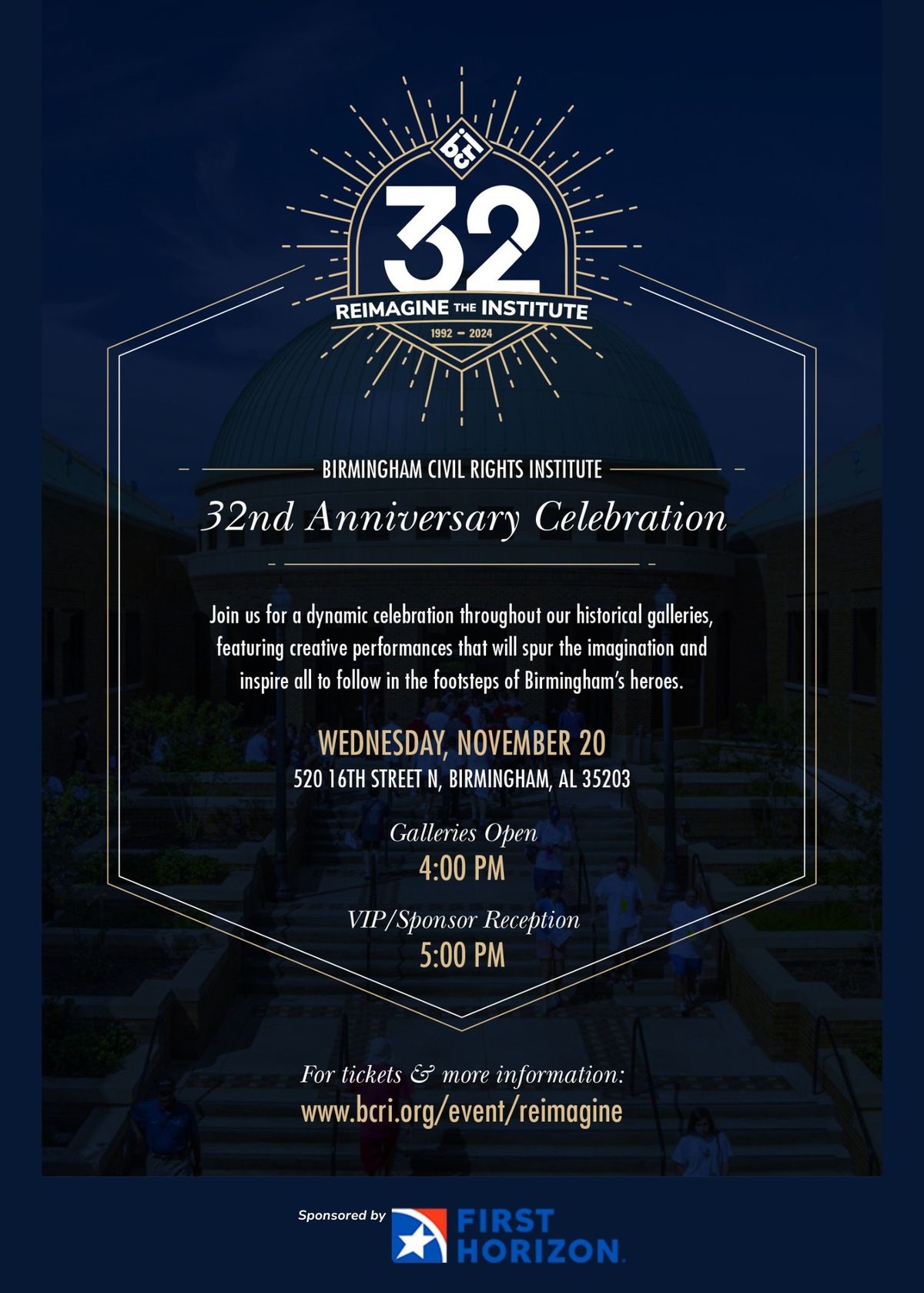 BCRI\u2019s 32nd Anniversay Celebration: Reimagine the Institute 