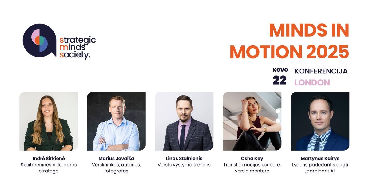 MINDS IN MOTION KONFERECIJA 2025