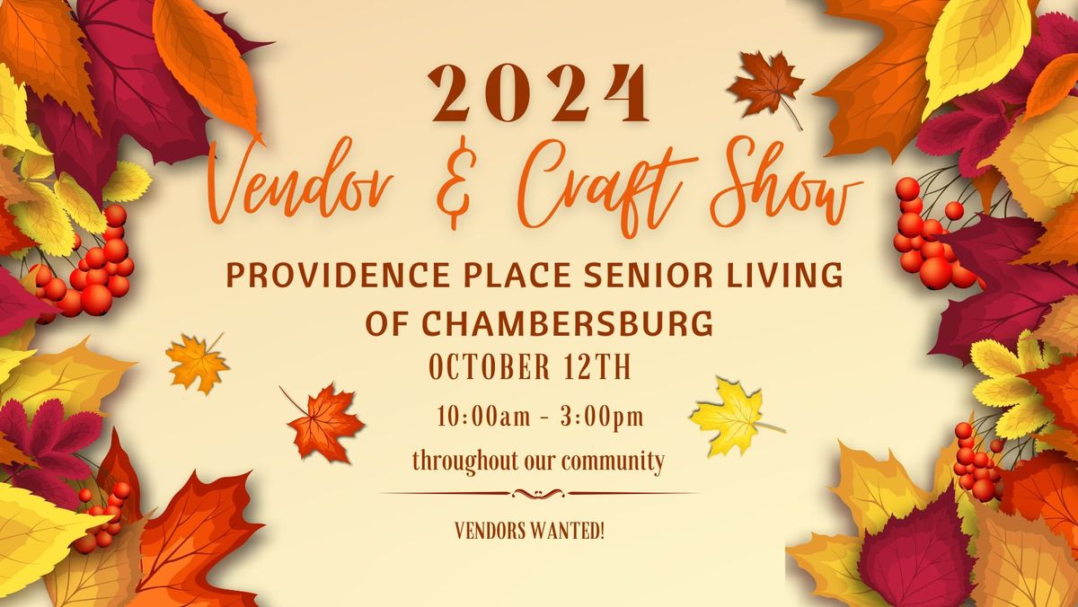 Vendor & Craft Show at Providence Place Senior Living of Chambersburg