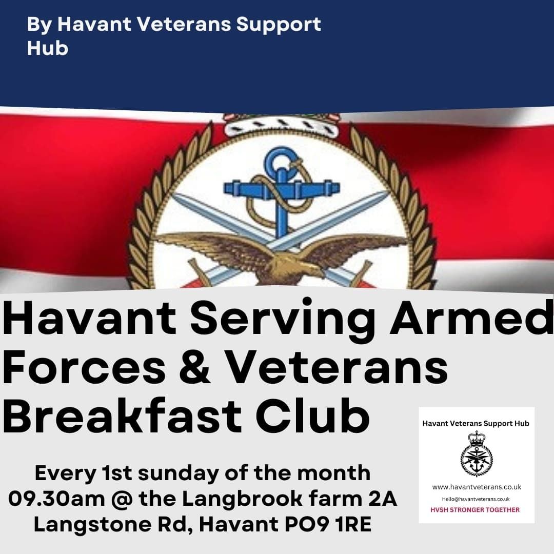 Havant Serving Armed Forces and Veterans Breakfast Club 3bs